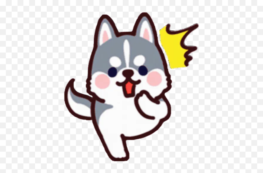 Husky Stickers For Whatsapp - Stickers De Husky Para Whatsapp Emoji,Husky Emoji