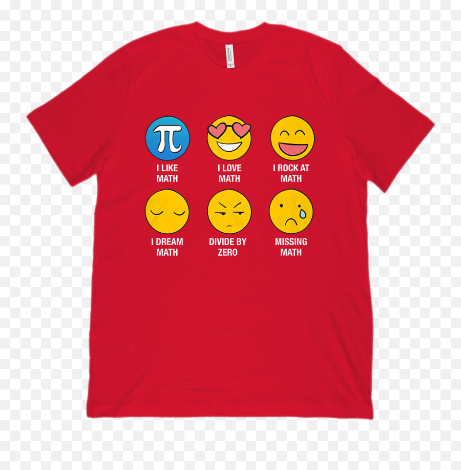 I Love Like Math Emoji Emoticon Whiz Unisex Bc 3001 Soft - Happy,Like Emoji