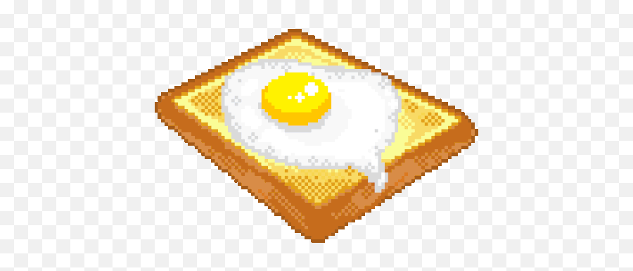 Pixel Art Cat Drawing - Transparent Egg Pixel Art Emoji,Japanese Emoticons Breakfast