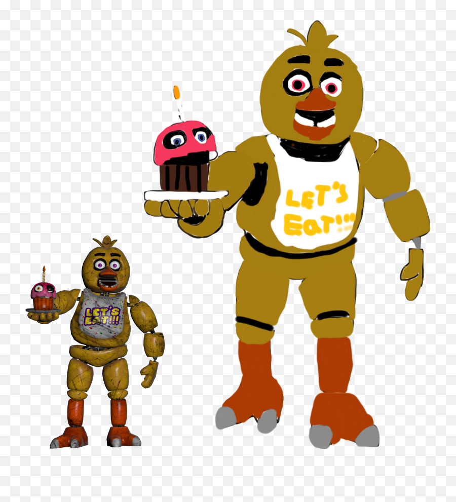 The Most Edited - Fnaf Ar Broken Chica Emoji,Emojis Drawline