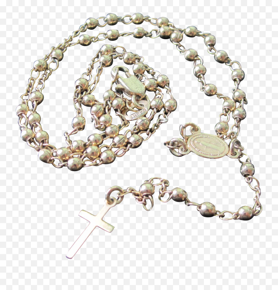 Rosary Emblem - Gold Rosary Beads Transparent Background Emoji,Rosary Emoji