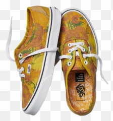 Niche Moodboard Yellow Vans Shoes - Collection Vans Van Gogh Emoji,Emoji Shoes Vans