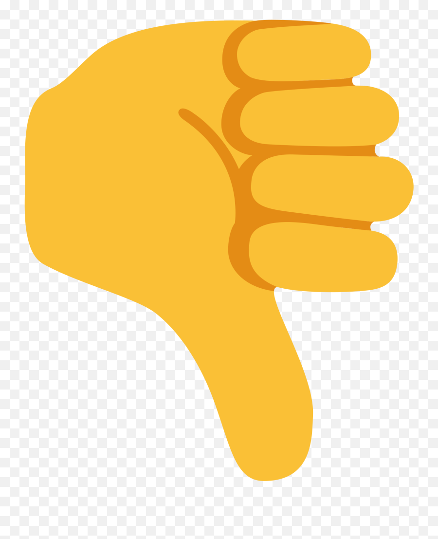 Emoji U1f44e - Thumbs Down Emoji Transparent,Thumb Emoji
