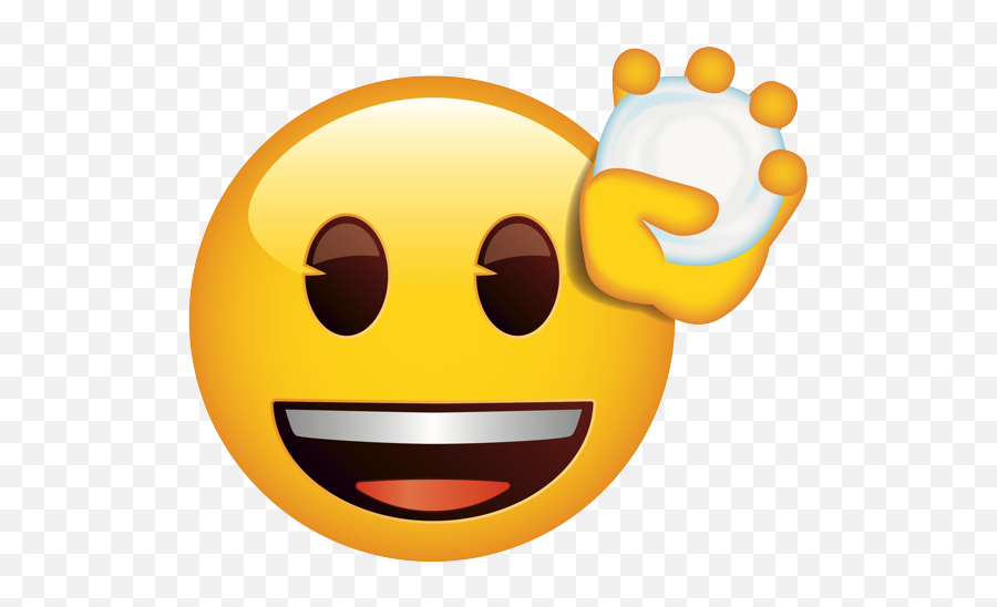 Emoji U2013 The Official Brand Grinning Face With Snowball In - Emoji Birthday Card,Hand Salute Emoji