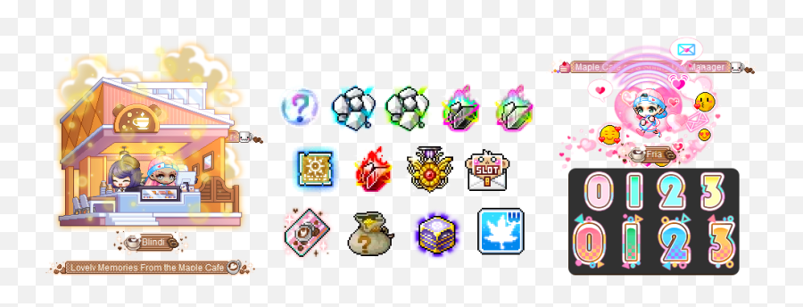 Cash Shop Update For March 31 - Lovely Memories From Maple Cafe Maplestory Emoji,Pouty Face Text Emoticon