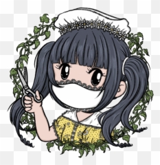 Oh My Sai - Hime Cut Emoji,Oh My God Emoticon