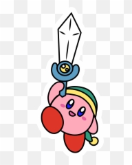 Pin - Kirby Holding A Sword Emoji,Japanese Emoji With A Sword