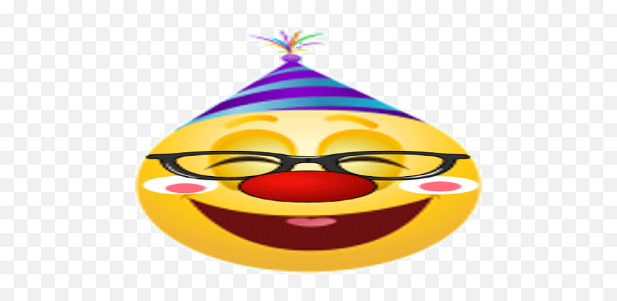 Emoticon Clown Sticker - Happy Emoji,Emoticon Veloz