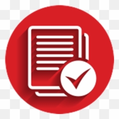 Ijie - Document Check Icon Round Emoji,Retronym Emoticon