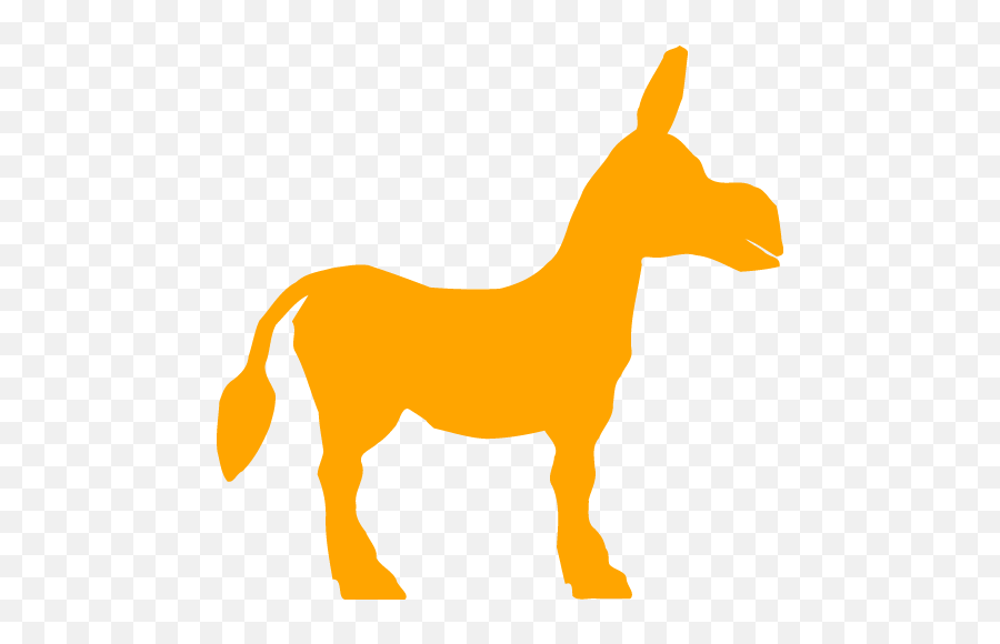 Orange Donkey Icon - Red Donkey Emoji,Donkey Emoticon