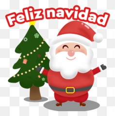 Navidad Tierna - Dibujo Animado De Santa Claus Emoji,Emoji De Santa Claus