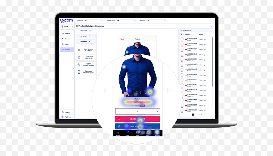 Heatmap - Uxcam Heatmap Emoji,Heatmap Emotion Flow