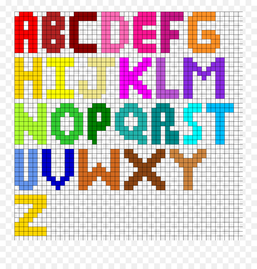 Kandi Patterns For Kandi Cuffs - Simple Pony Bead Patterns Perler Bead Patterns Alphabet Emoji,Perler Bead Designs Emojis