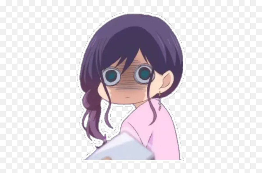 Watashi Ga Motete Dousunda Stickers For Whatsapp - Anime Memes Kiss Him Not Me Emoji,Drug Emojis Apk