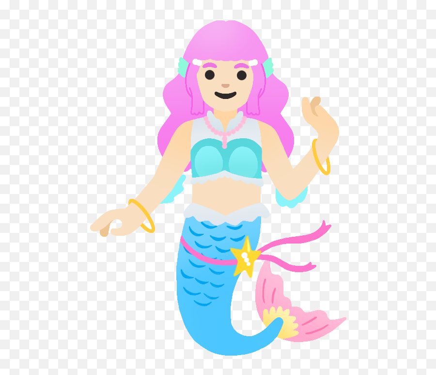 Noto Emoji - Mermaid,Little Mermaid Emoji