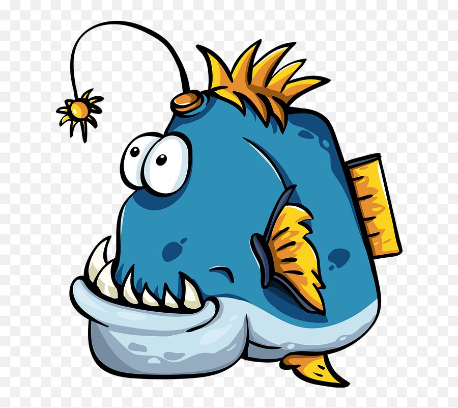 Free Photo An Angler Underwater Fish - Peces Animados Emoji,Fish Emotions