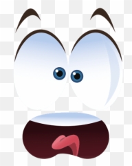 Silly Face Emoticon Silly Face Emoticon - Cara De Assustado Desenho Emoji,Roblox Emotions Cilpart