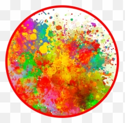 Activities - Abstract Color Splash Background Emoji,Pudgy Emoticon