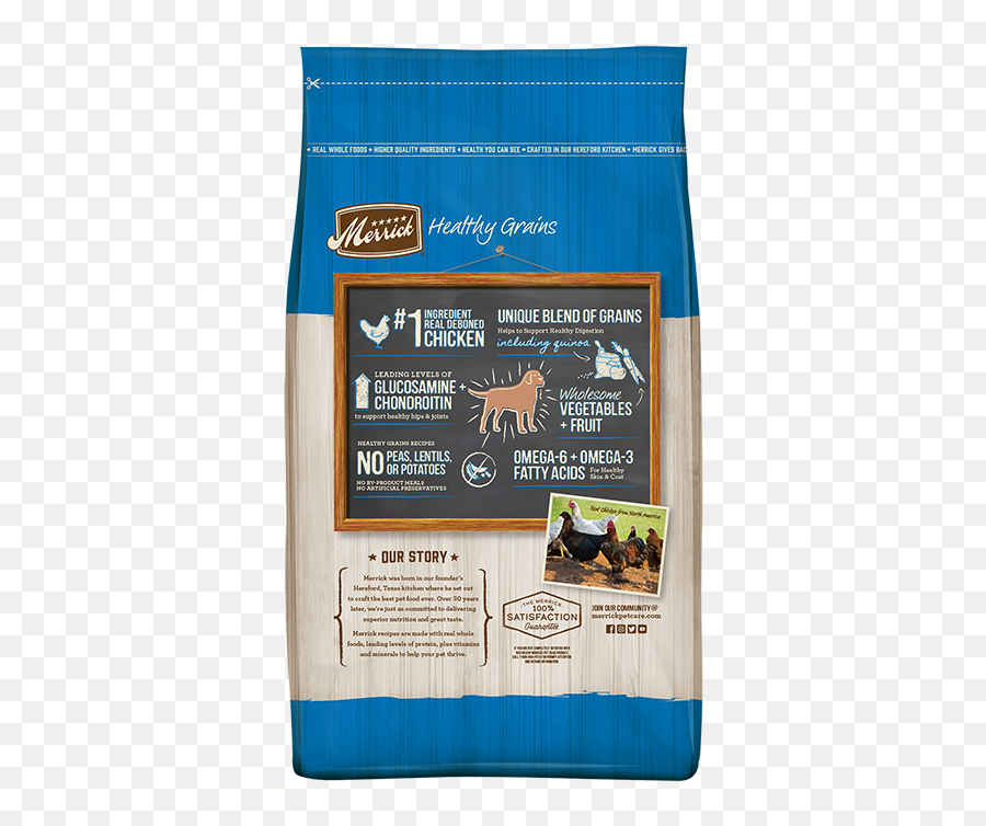 Healthy Grains Large Breed Recipe Merrick Pet Care - Merrick Limited Ingredient Dog Food Real Beef Emoji,Raw Emotion Hereford Boar