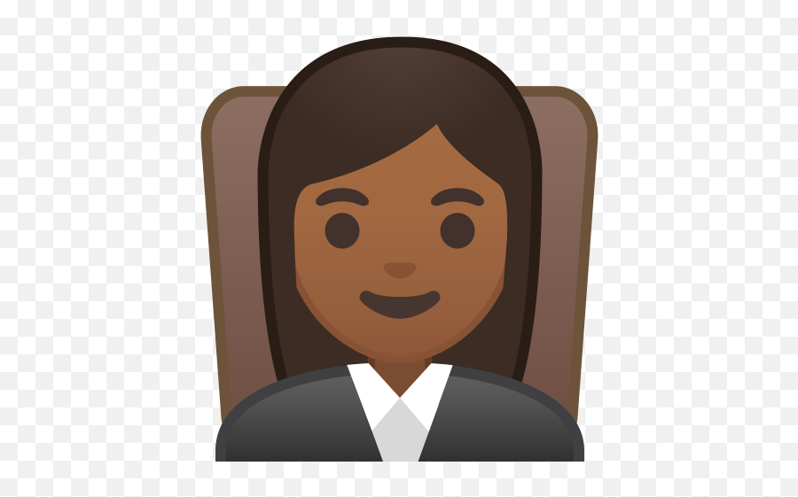 Woman Judge Medium Dark Skin Tone Free Icon Of Noto Emoji,Darkskin Emoji Shrugging