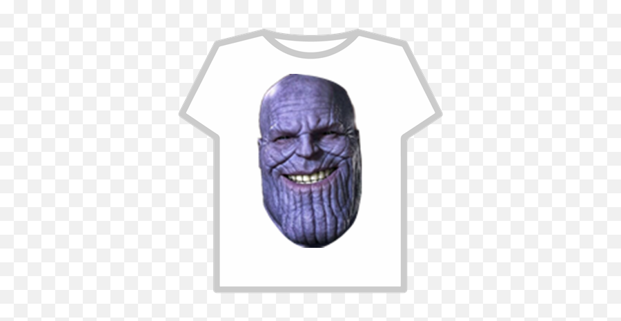 Thanos T Shirt - Thanos Face Transparent Emoji,Thinking Emoji Shirt