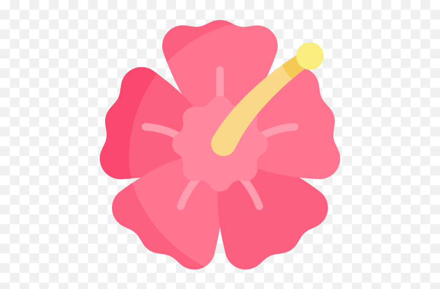 Hibiscus - Free Nature Icons Emoji,Tropical Drink Emoji Discord