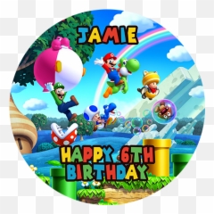 Super Mario Brothers - Mario Bros U Poster Emoji,Mario Bros Emoji