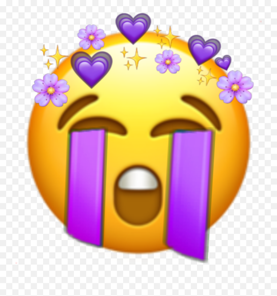 Bad Odd Purple Sad Sticker - Happy Emoji,Odd Emojis