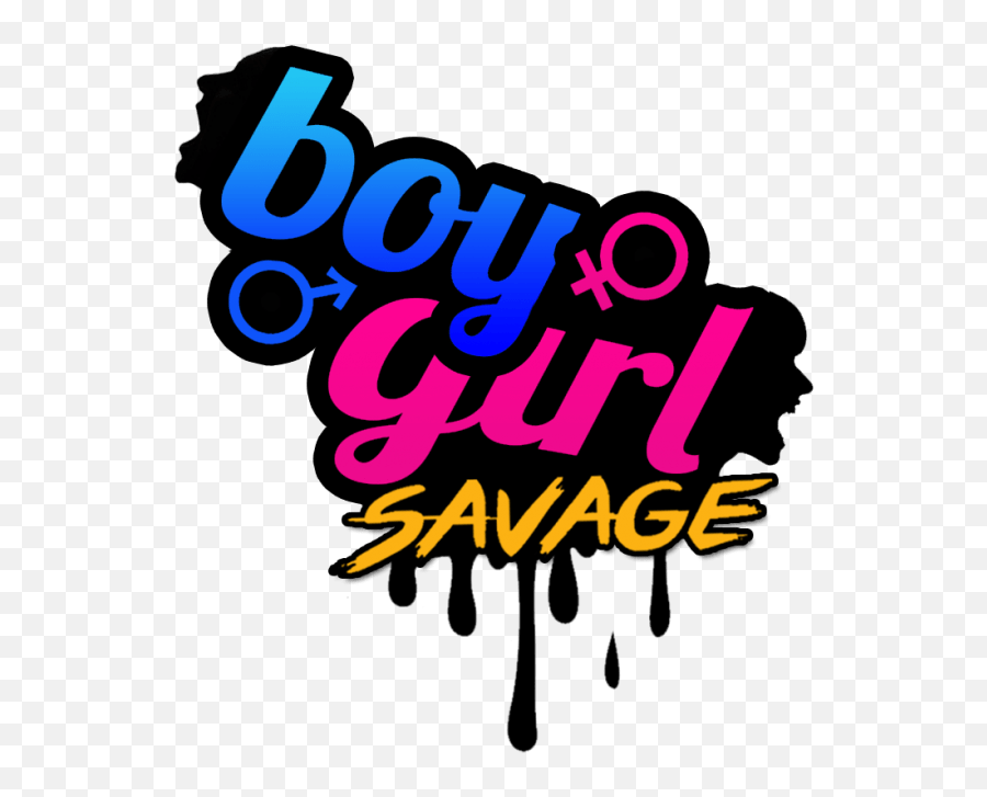 The Boy Girl Savage Podcast Episode - Graphic Design Clipart Boy And Girl Logo Design Emoji,Nasty Woman Emoji