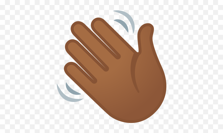 Medium - Waving Hand Silhouette Emoji,Shaking Finger Emoji