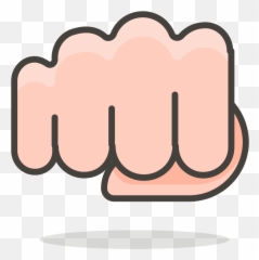 382 - Puño Vector Png Emoji,Fist Emoji Twitter