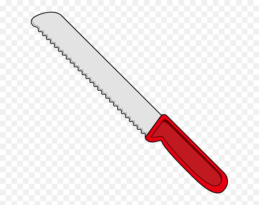 Butcher Knife Kitchen Knives Clip Art - Bread Knife Clip Art Emoji,Butcher Knife Emoji