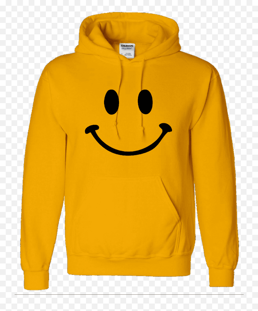 Smiley Face Hoodie - Sudadera Amarilla Mockups Emoji,Train Wreck Emoticon