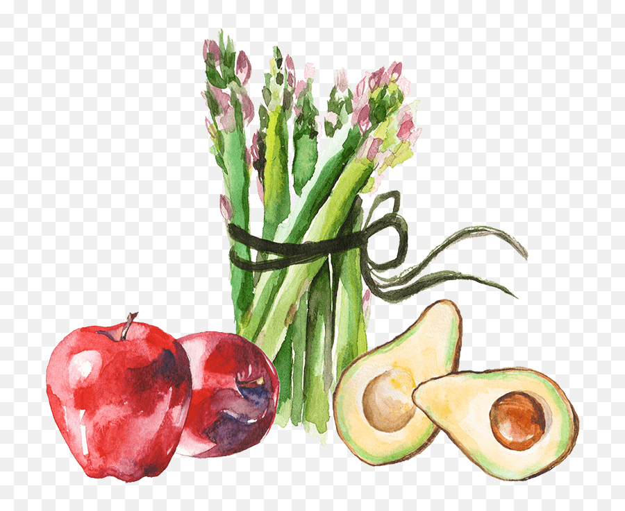 The Ucsf Guide To Healthy And Happy Eating Uc San Francisco - Asparagus Watercolor Png Emoji,Onions Emotions