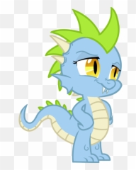 Baby Dragon From Mlp Cartoon Character - Cute My Little Pony Dragon Emoji,Cartoon Dragon Different Emotions