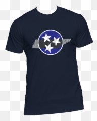Tri - Star Blue U0026 White Mens Short Sleeve Tshirt Psalm 23 6 Shirt Emoji,Star Circle Emoticon