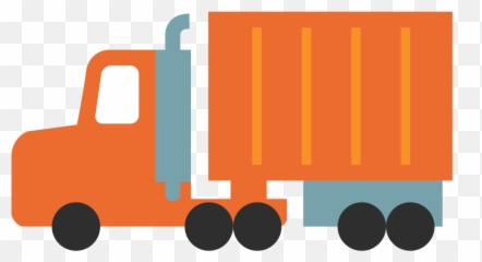 Articulated Vehicle Semi - Trailer Truck Emoji Silhouette Of Semi Truck Emoji,High Emoji