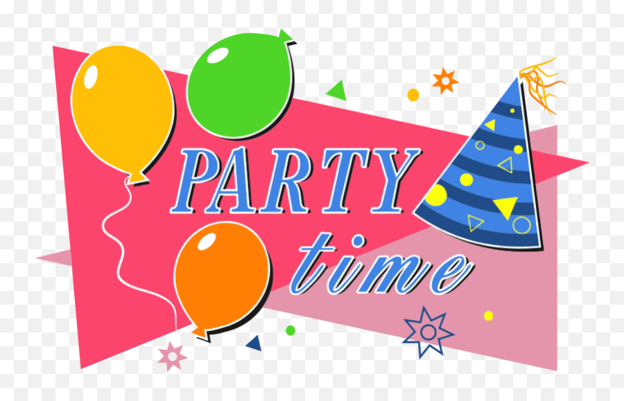 Party Smileys - Clip Art Library Party Time Png Emoji,Party Time Emoticon