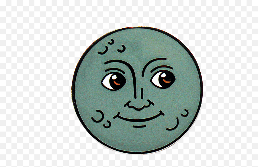 Download Hd Moon Emoji Pin - Moon Emoji,Moon Emoji
