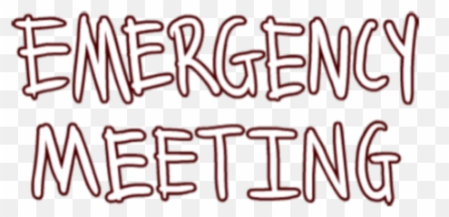 Among Us Stickers - Emergency Meeting Png Transparente Emoji,Viber Emoji With Sounds