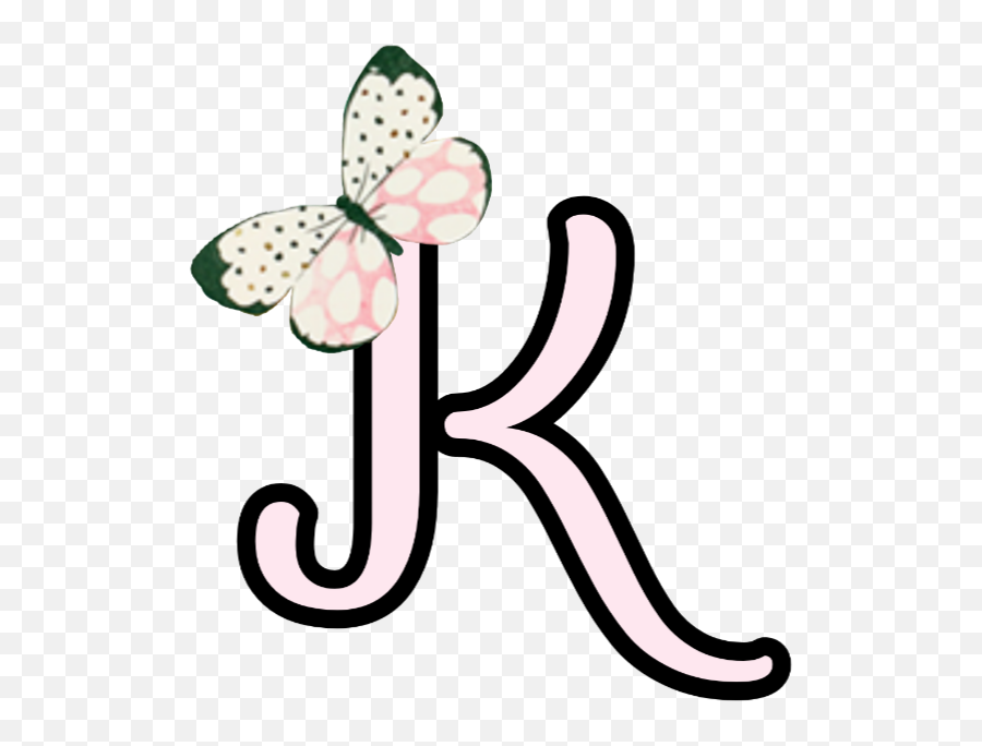 K Letter Alphabet Sticker By Kim Gologabin - Language Emoji,Kim K Emoji