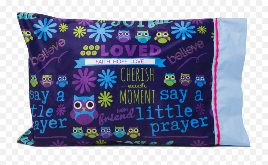 Say A Little Prayer Autograph Pillowcase - Niño Almohada Emoji,Hope Faith Eyes Lips Emoticon