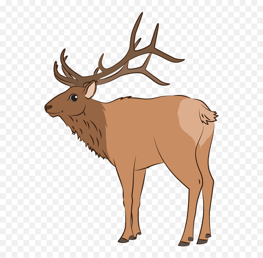 Elk Clipart - Elk Clipart Emoji,Elk Emoji