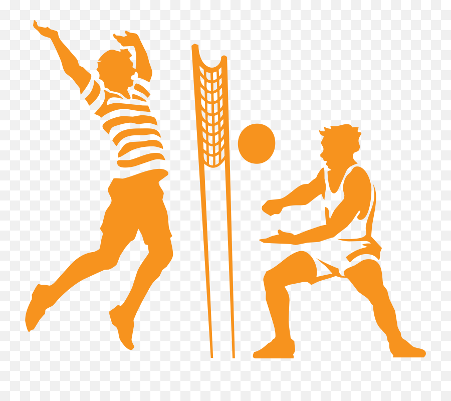 Volleyball Vector Png - Beach Play Man Transprent Png Free Vector Voleibol Png Emoji,Volleyball Emojis