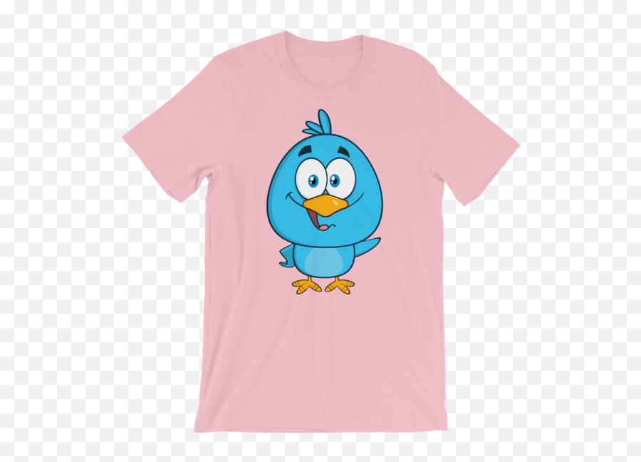 Funny Blue Bird Short Sleeve T - Disney Christmas T Shirts Emoji,Mail Bird Emoticon