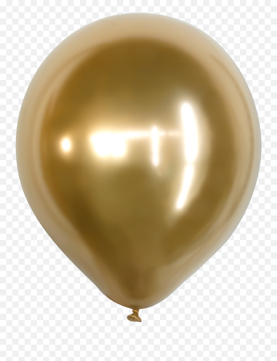Kalisan Latex Balloons Mirror Gold - Balloon Emoji,It Balloons Emoji