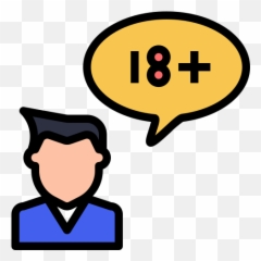 Adult Senior Mature Grown Vegetative Free Icon Of Doubt - Portable Network Graphics Emoji,Text For Adult Emoticons