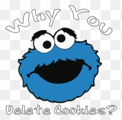 Why You Delete Cookies Cookie Monster T - Shirt Face Sesame Street Cookie Monster Emoji,Shhhh Emoticon Text