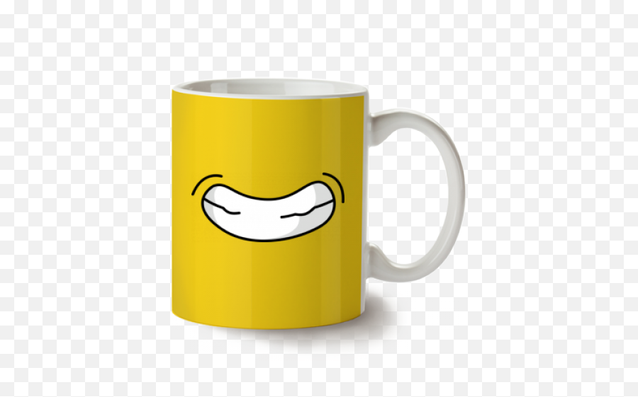 Buy A Toothy Smile Comic Style Mug - Magic Mug Emoji,Babushka Emoticons