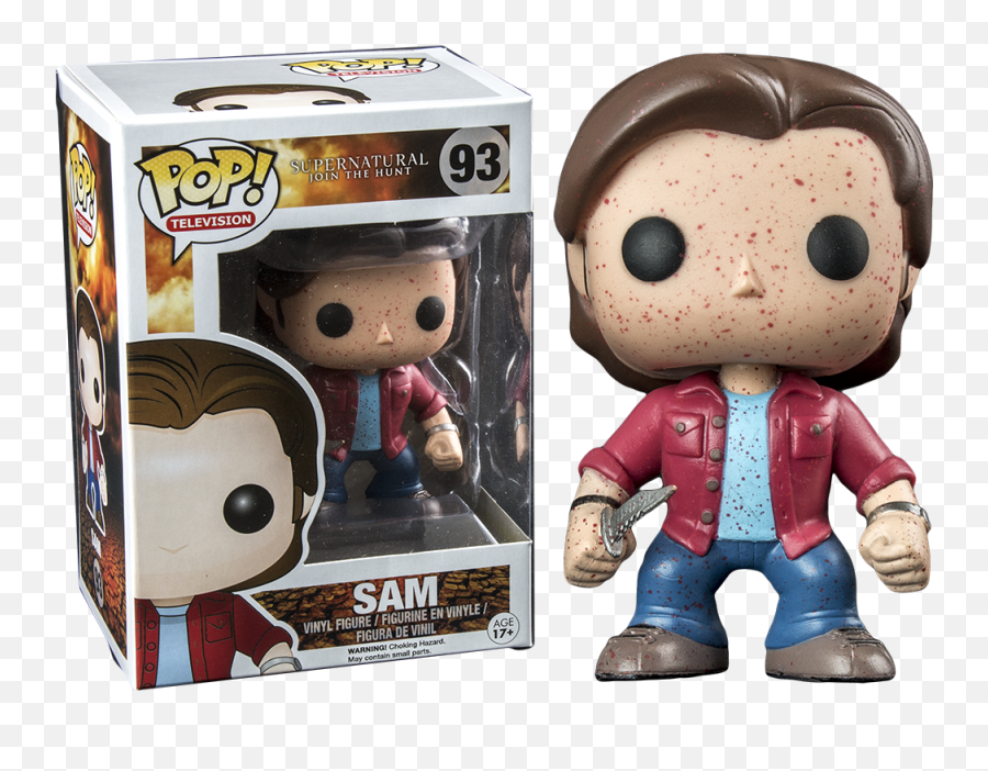 Funko Pop Tv Supernatural - Sam Blood Splatter Exclusive Vinyl Figure Walmartcom Funko Pop Supernatural Emoji,Supernatural-dean Winchester Emoticons